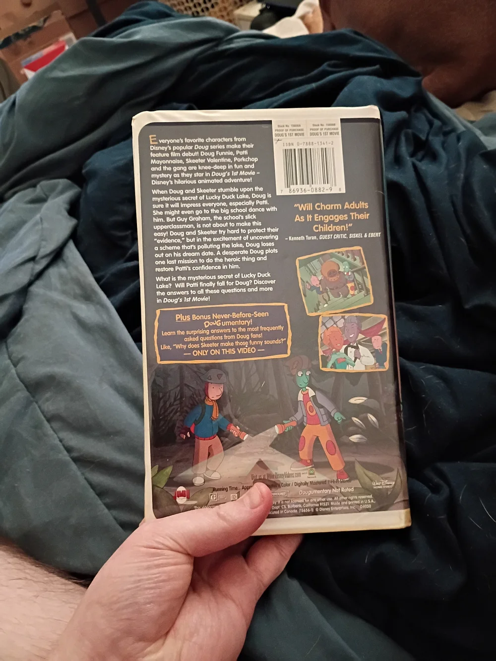 Disney Doug's 1st Movie Kids VHS - Blue Cover